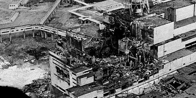 Το πυρηνικό εργοστάσιο του Τσερνομπίλ, μετά την έκρηξη