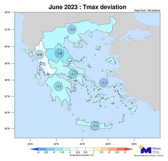 Κρήτη: Ο ...κρύος Iούνιος του 2023