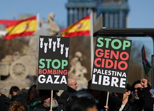Ισπανία - Διαδήλωση για την Παλαιστίνη 