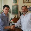 Με το δήμαρχο Ηρακλείου συναντήθηκε σήμερα ο υποψήφιος Ευρωβουλευτής της Ελιάς Παύλος Χριστίδης