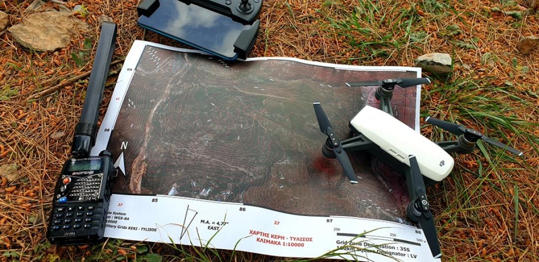 Πυροφύλαξη με τη χρήση Drone από τους εφέδρους της ΛΕΦΕΔ