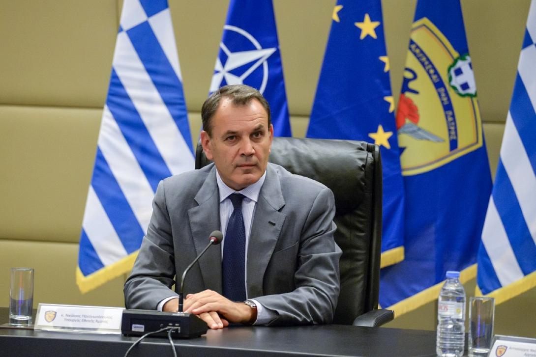 Ο υπουργός Άμυνας Νίκος Παναγιωτόπουλος 