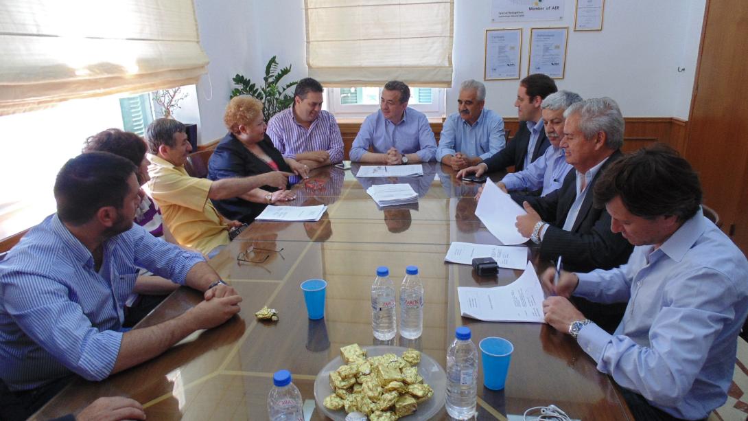 Υπεγράφη η σύμβαση για το δρόμο Ηράκλειο-Τύλισσος-Ανώγεια