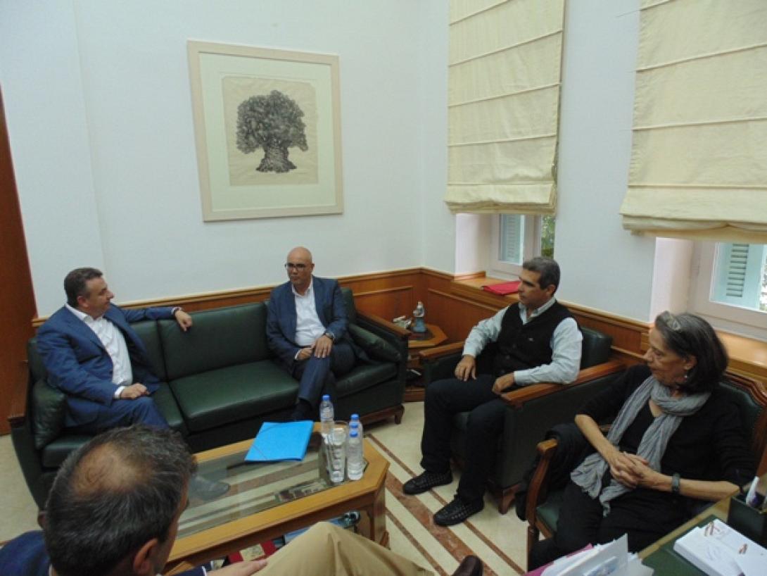 Συνάντηση Στ.Αρναουτάκη με Δήμαρχο Χανίων για το ΔΗΠΕΘΕΚ και άλλα ζητήματα