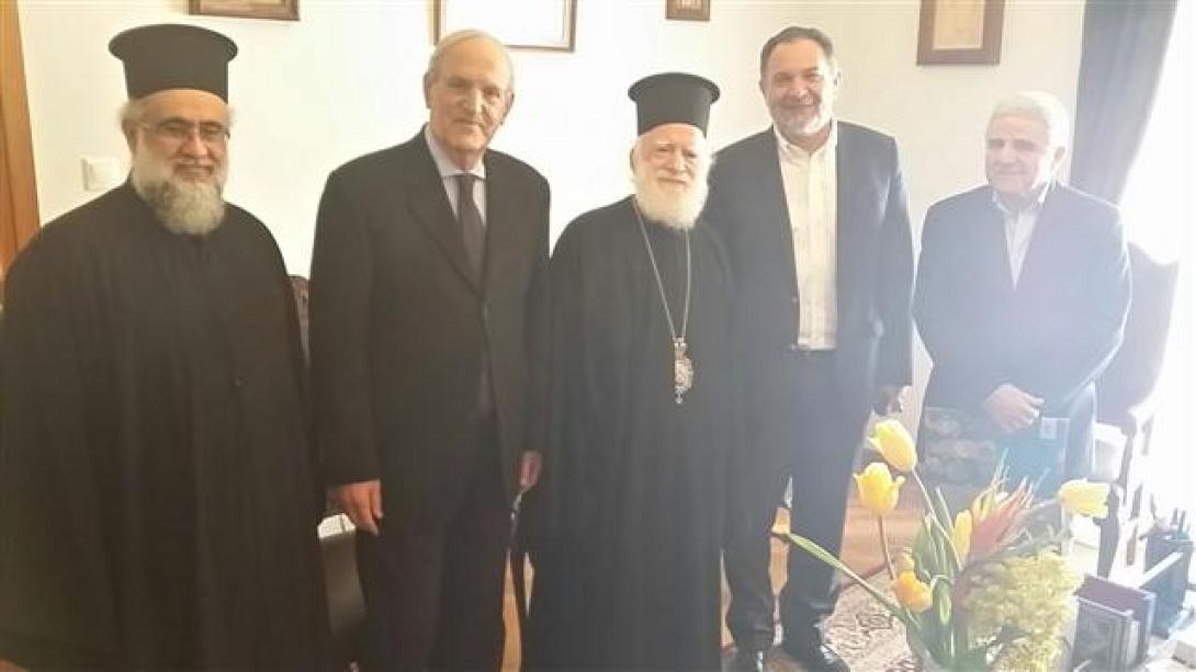 Συνάντηση Αρχιεπισκόπου Κρήτης με Δήμαρχο Ηρακλείου 