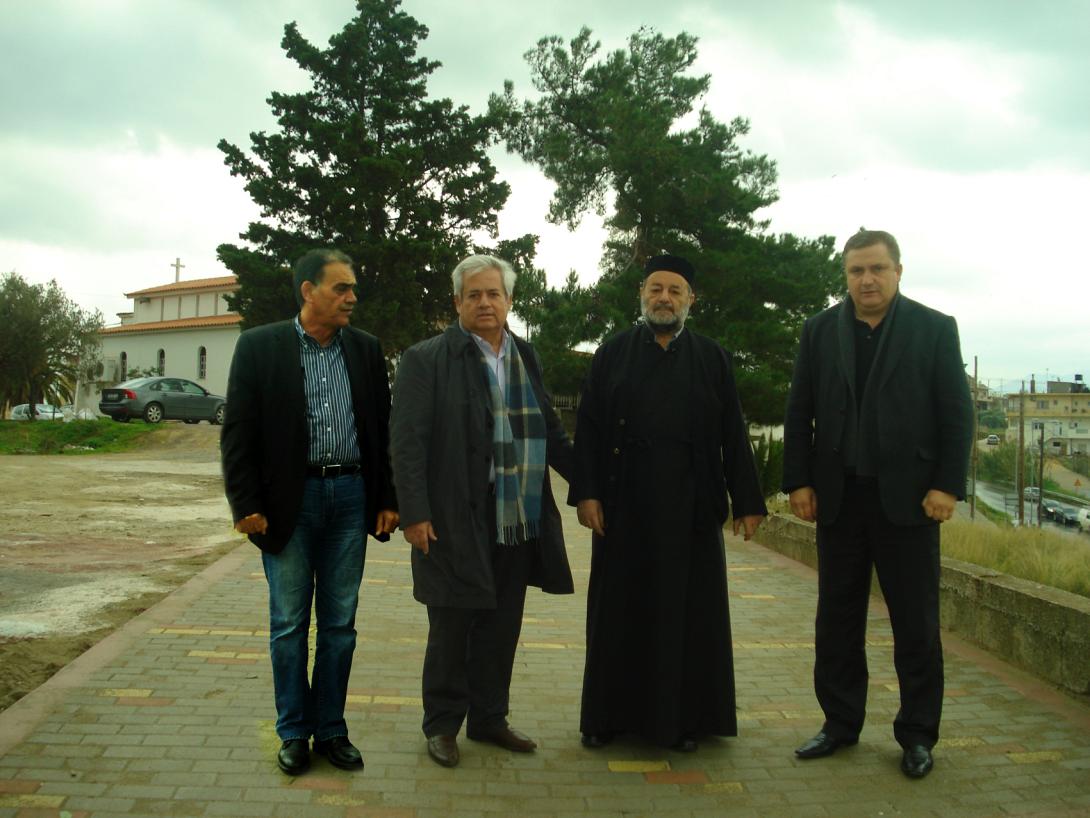 Συνεργασία δήμου – εκκλησίας για έργα στο νεκροταφείο Γαζίου   