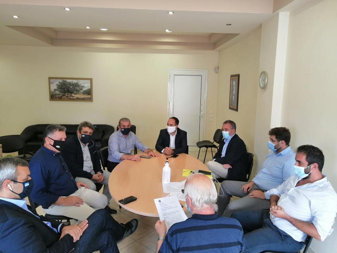 Συνάντηση Δημάρχου Μινώα Πεδιάδας με τον τομεάρχη  Εσωτερικών ΣΥΡΙΖΑ
