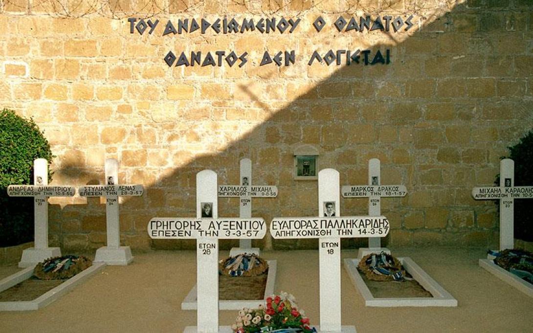 Τα φυλακισμένα μνήματα. Τόπος θυσίας και μνήμης στην Κύπρο.