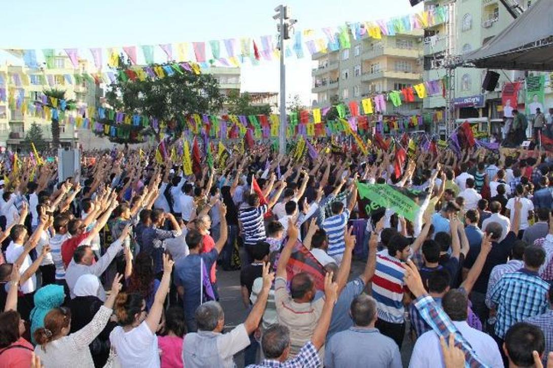 Τουρκία: Χιλιάδες συμμετείχαν στην προεκλογική συγκέντρωση του Σελαχατίν Ντεμιρτάς 