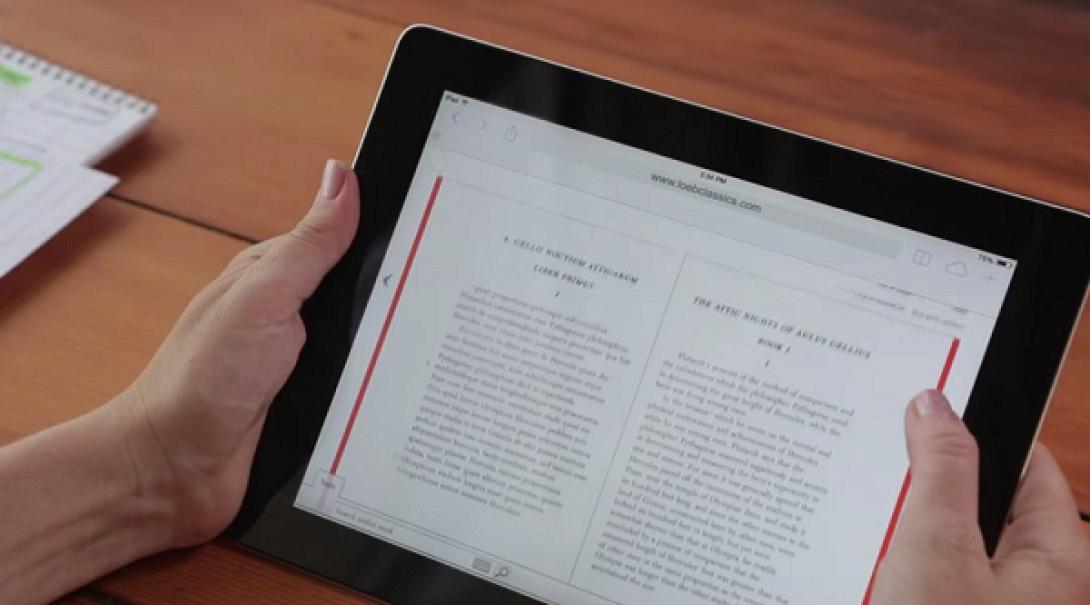 Ψηφιακή βιβλιοθήκη με ελληνική λογοτεχνία στο Πανεπιστήμιο του Χάρβαρντ (βίντεο)