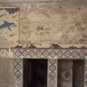 τοιχογραφία δελφινιών 