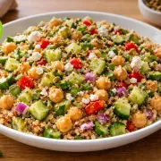 σαλάτα, ρεβίθια