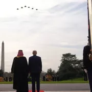 Ο Πρόεδρος Ντόναλντ Τραμπ και ο πρίγκιπας διάδοχος της Σαουδικής Αραβίας