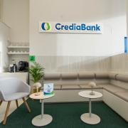 Φωτογραφία του ανανεωμένου καταστήματος CrediaBank στην Λ. Κνωσσού