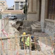 Εργασίες στον Αγιο Μηνά