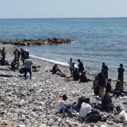 μετανάστες παραλία