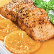 σολομός, πορτοκάλι