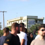 διαμαρτυρία - δομή μεταναστών 