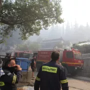 Δερβένι Θεσσαλονίκης φωτιά 