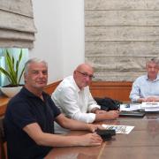 Συνάντηση του Περιφερειάρχη Κρήτης με τον Πρύτανη του Πανεπιστημίου Κρήτης και τον Πρόεδρο του ΙΤΕ
