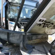 τροχαίο με λεωφορεία στη Θεσσαλονίκη