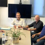Συνάντηση για την αξιοποίηση του λιμενίσκου στις Γούρνες.