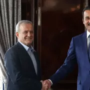 Καταριανός πρόεδρος με πρόεδρο Ιράν 