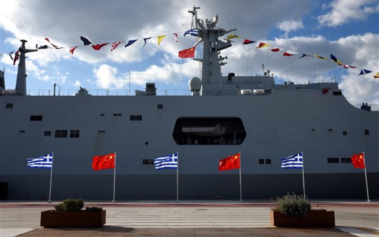 Ο πρωθυπουργός Αλέξης Τσίπρας υποδέχθηκε τον κινεζικό στόλο
