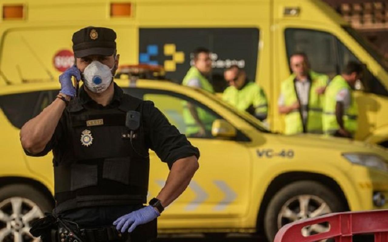Ισπανία κορωνοϊός αστυνομία