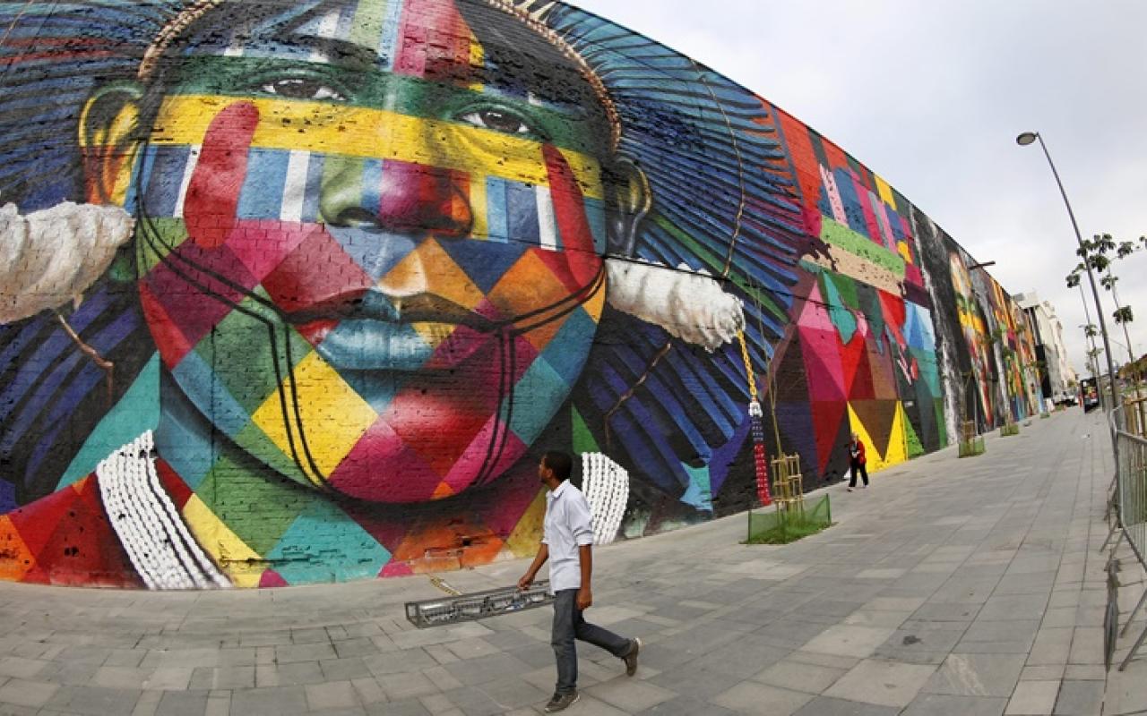 Ρίο 2016: Η μεγαλύτερη τοιχογραφία στον κόσμο