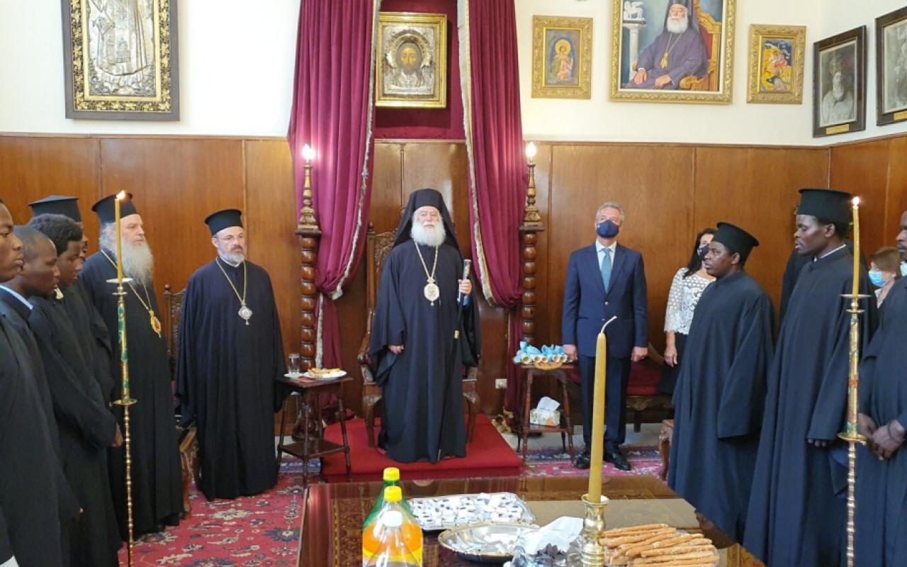 Πατριαρχείο Αλεξανδρείας - τελετή αποφοίτησης των σπουδαστών της Σχολής του Αγίου Αθανασίου.