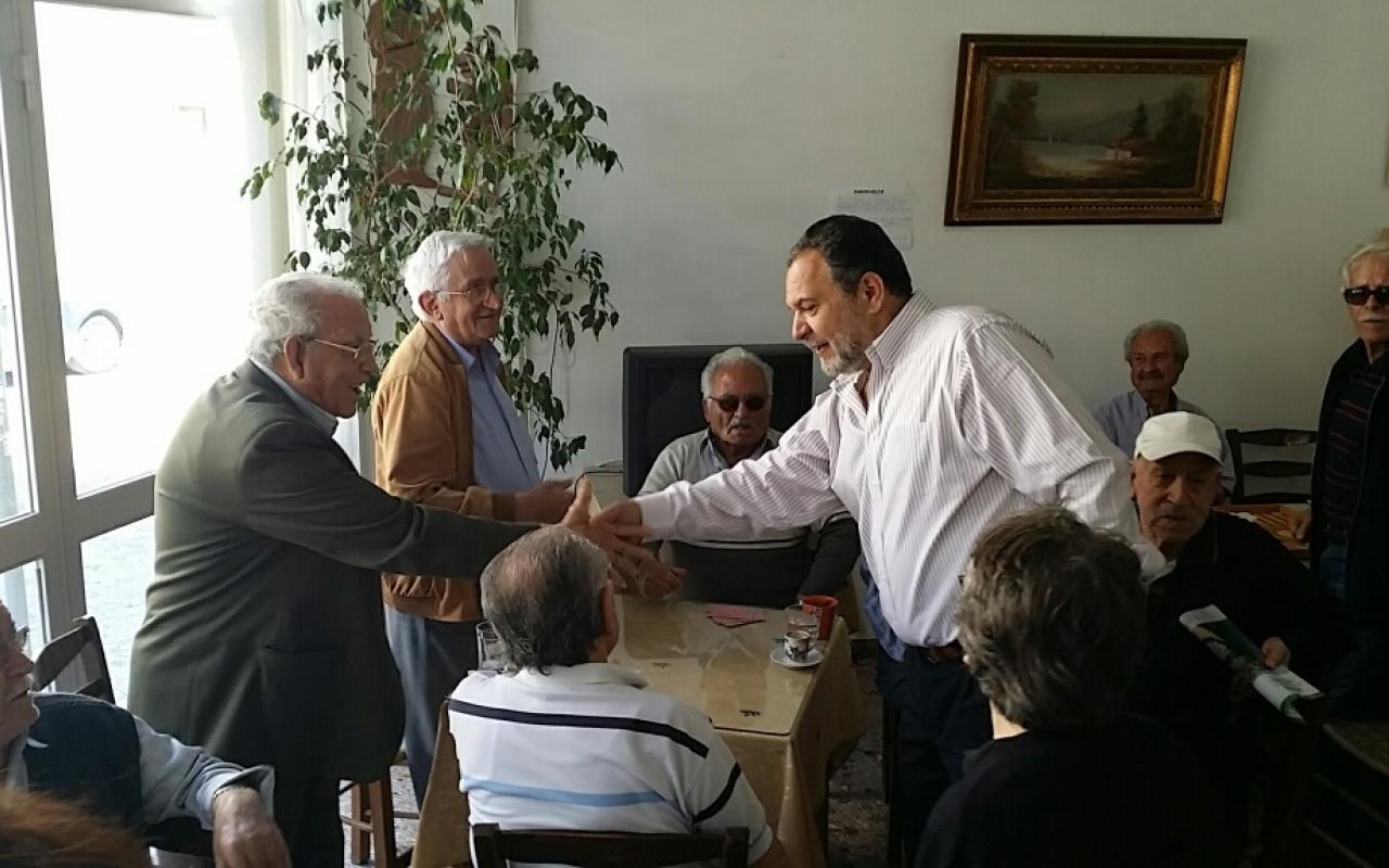 Τα Κέντρα Ημερήσιας Φροντίδας Ηλικιωμένων Πόρου και Κατσαμπά επισκέφθηκε ο Γ.Κουράκης