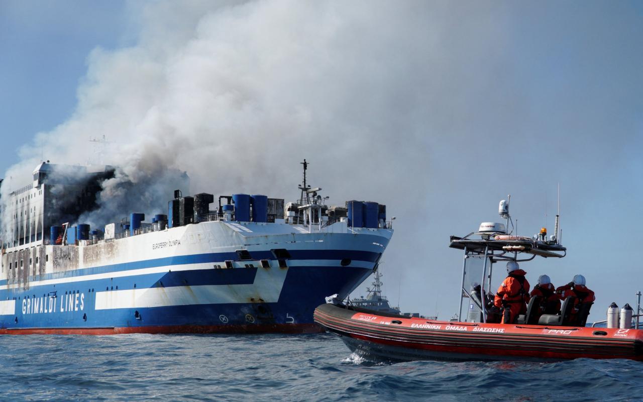 Euroferry Olympia πλοίο φωτιά Κέρκυρα