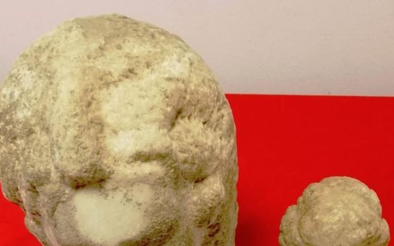 Βρέθηκαν μαρμάρινες κεφαλές ρωμαικής περιόδου στη Θεσσαλονίκη 