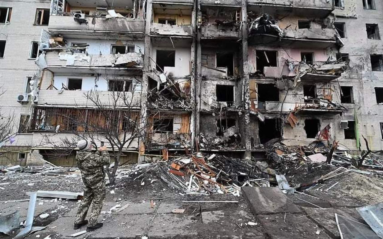 Πόλεμος στην ουκρανια, καταστροφες, βομβαρδισμος, βομβες, πρόσφυγες 