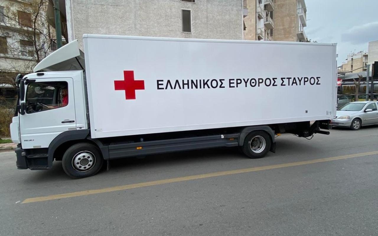 Ανθρωπιστική βοήθεια έστειλε στην Ουκρανία