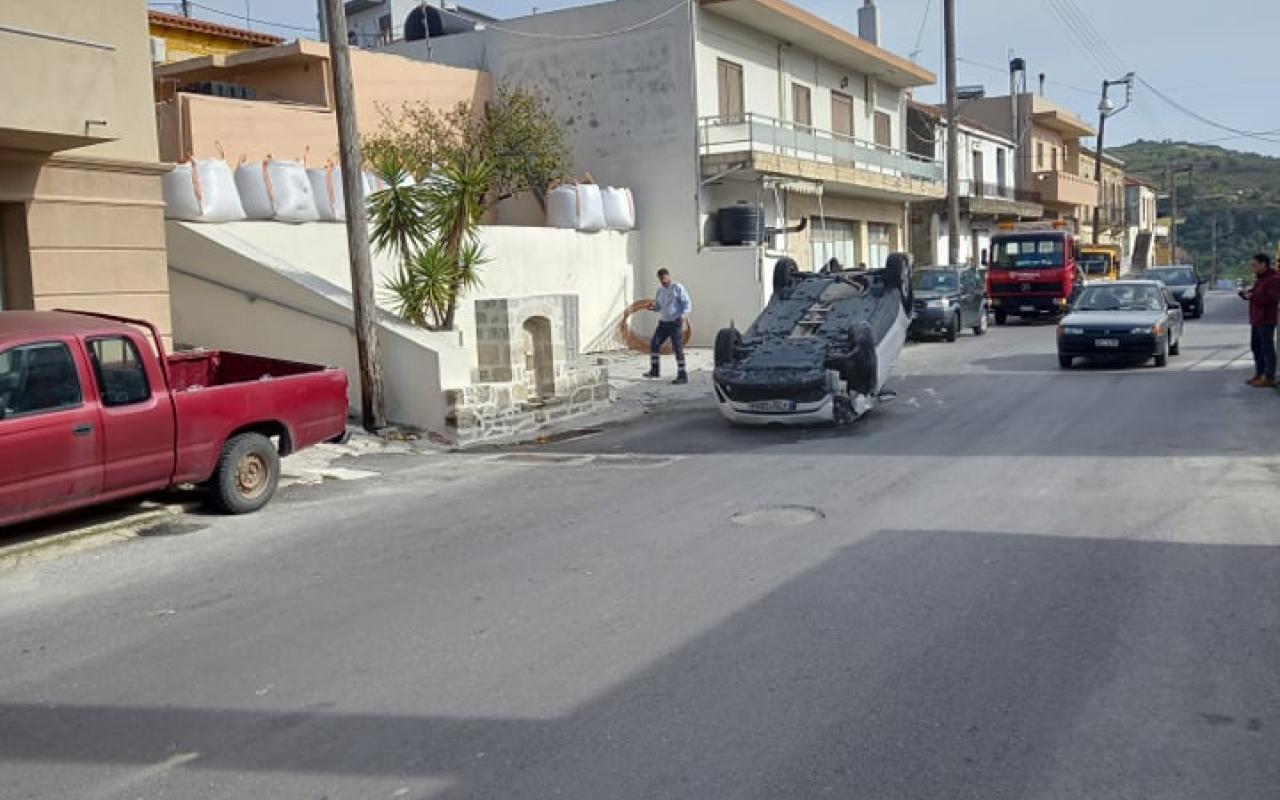 τροχαίο αγία βαρβάρα
