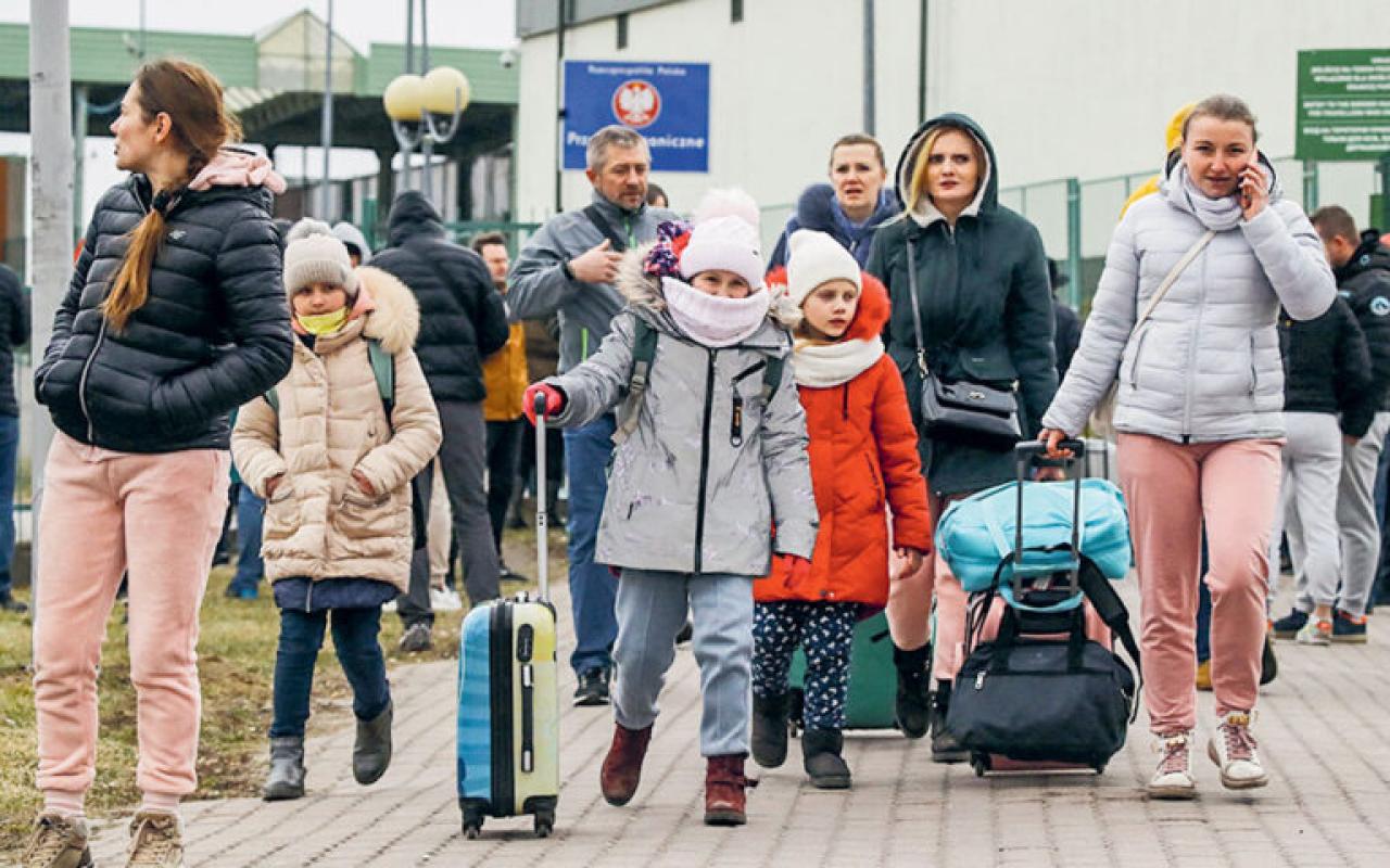 Πρόσφυγες στην Ουκρανία 