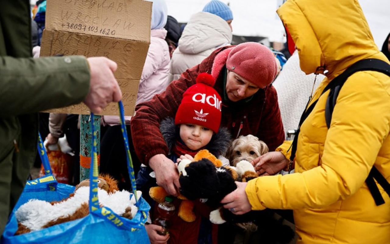 ουκρανοί πρόσφυγες