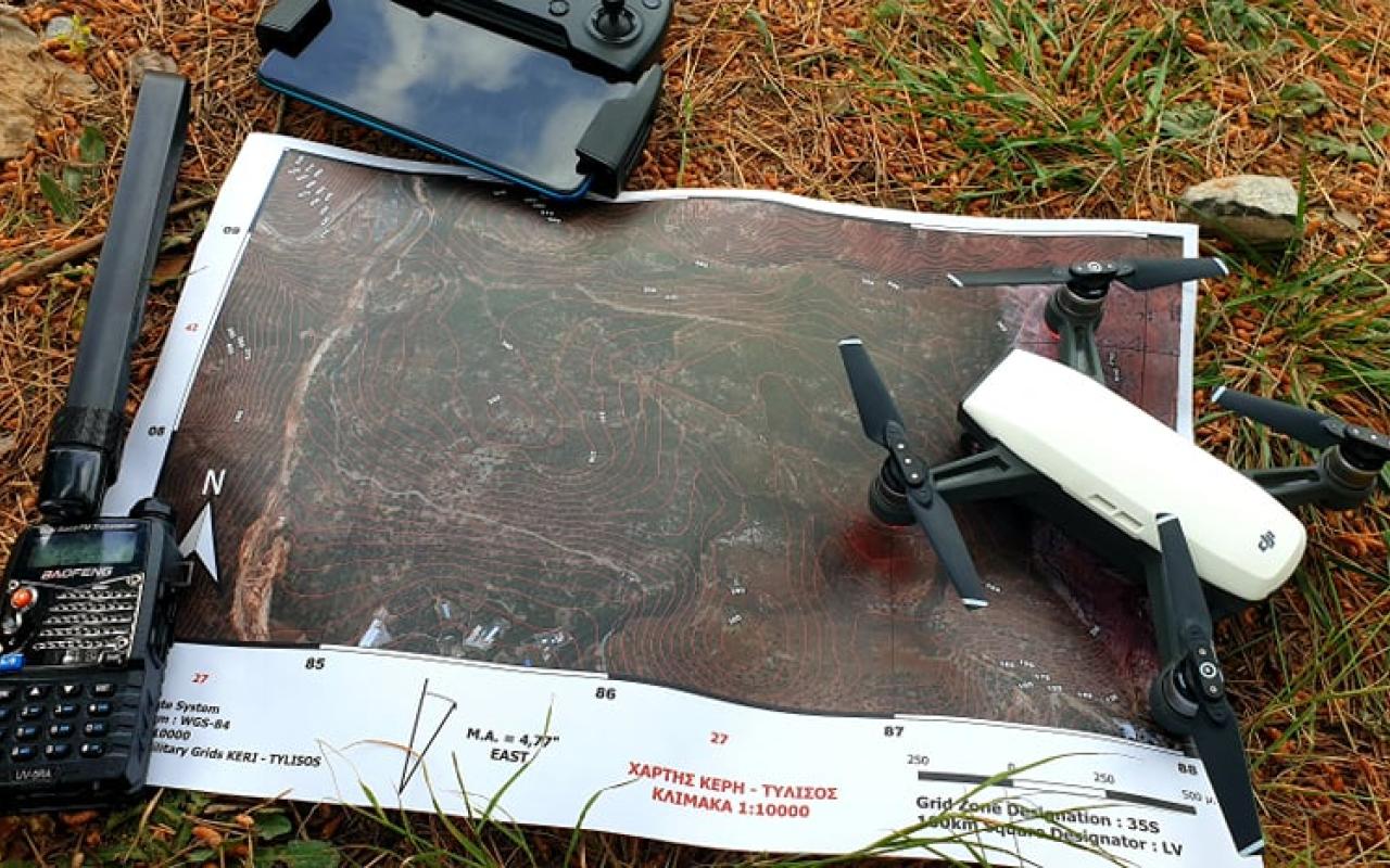 Πυροφύλαξη με τη χρήση Drone από τους εφέδρους της ΛΕΦΕΔ