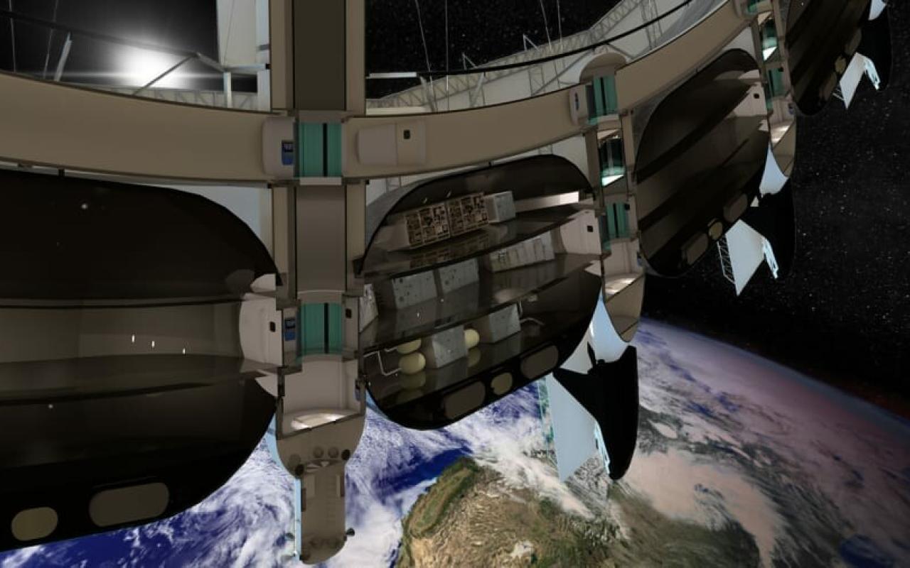 Το ξενοδοχείο στο διάστημα που θα λειτουργήσει το 2025 