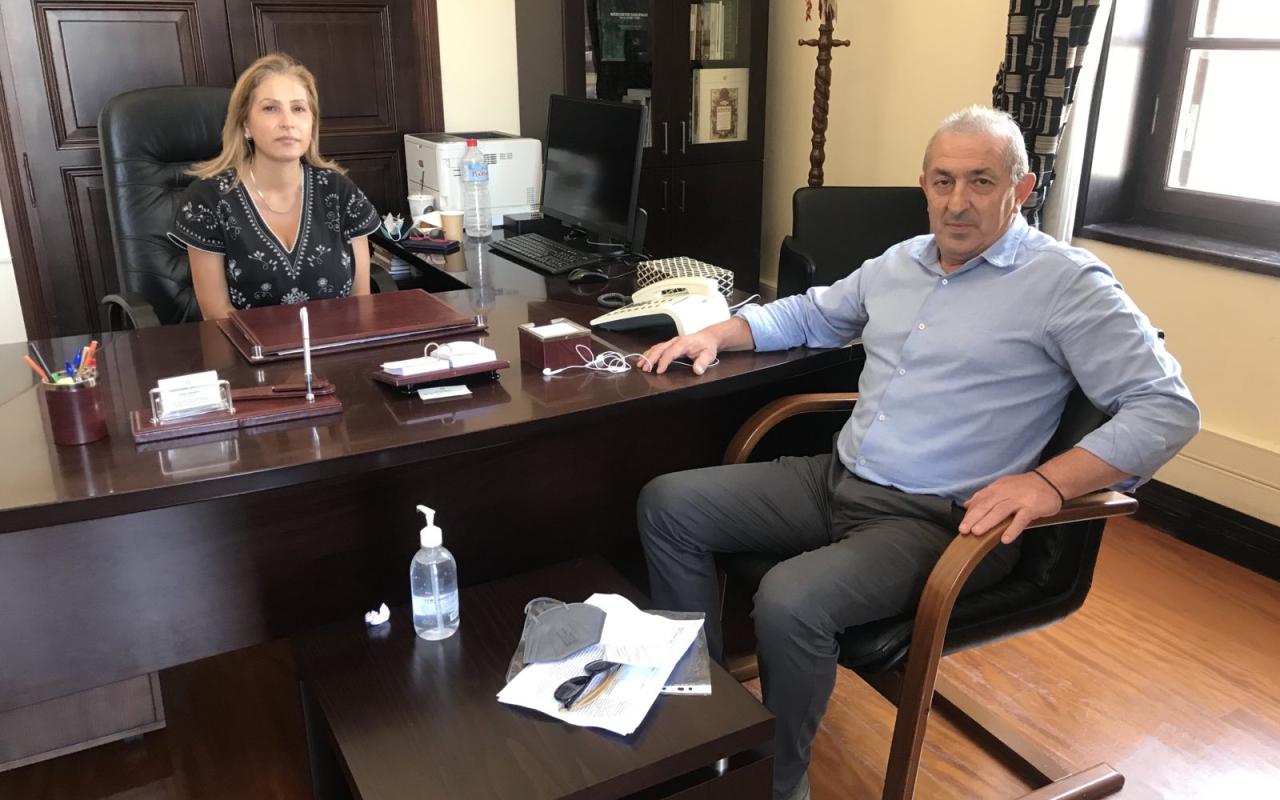 Συνάντηση Βαρδάκη - Κοζυράκη στην Αποκεντρωμένη Διοίκηση Περιφέρειας Κρήτης