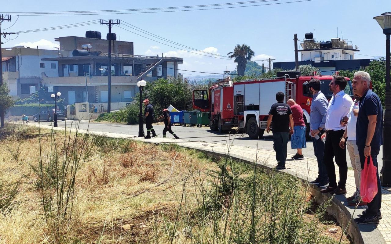Μενέλαος Μποκέας: Ενημέρωσε τον περιφερειάρχη για τις συνεχόμενες φωτιές στο Δήμο Μαλεβιζίου