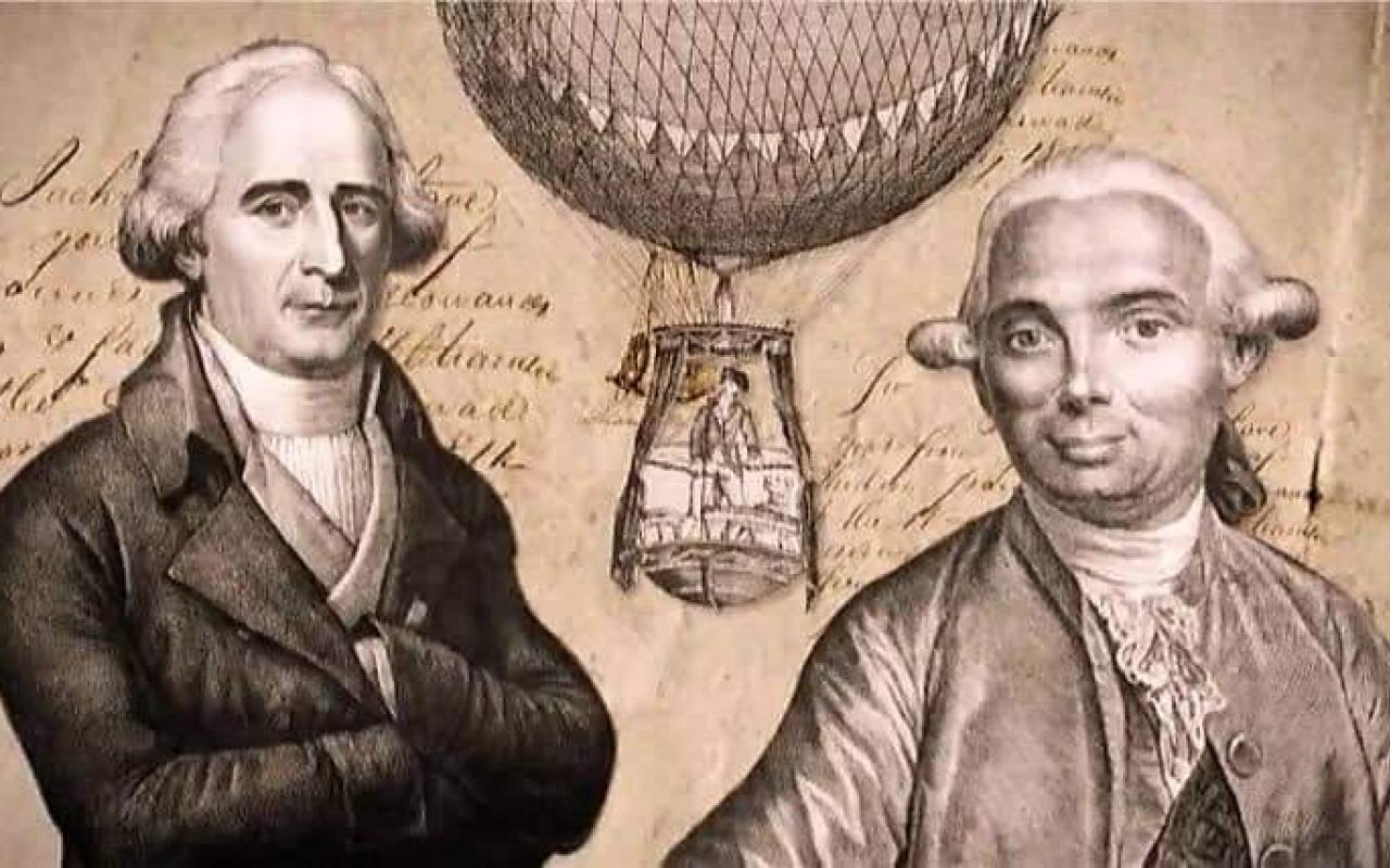 Ο Ζοζέφ-Μισέλ Μονγκολφιέ (και ο αδερφός του Ιάκωβος) εφευρέτες του αερόστατου