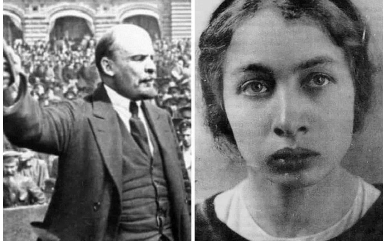 Η Φάνια Καπλάν και ο Ρώσος μπολσεβίκος ηγέτης Λένιν