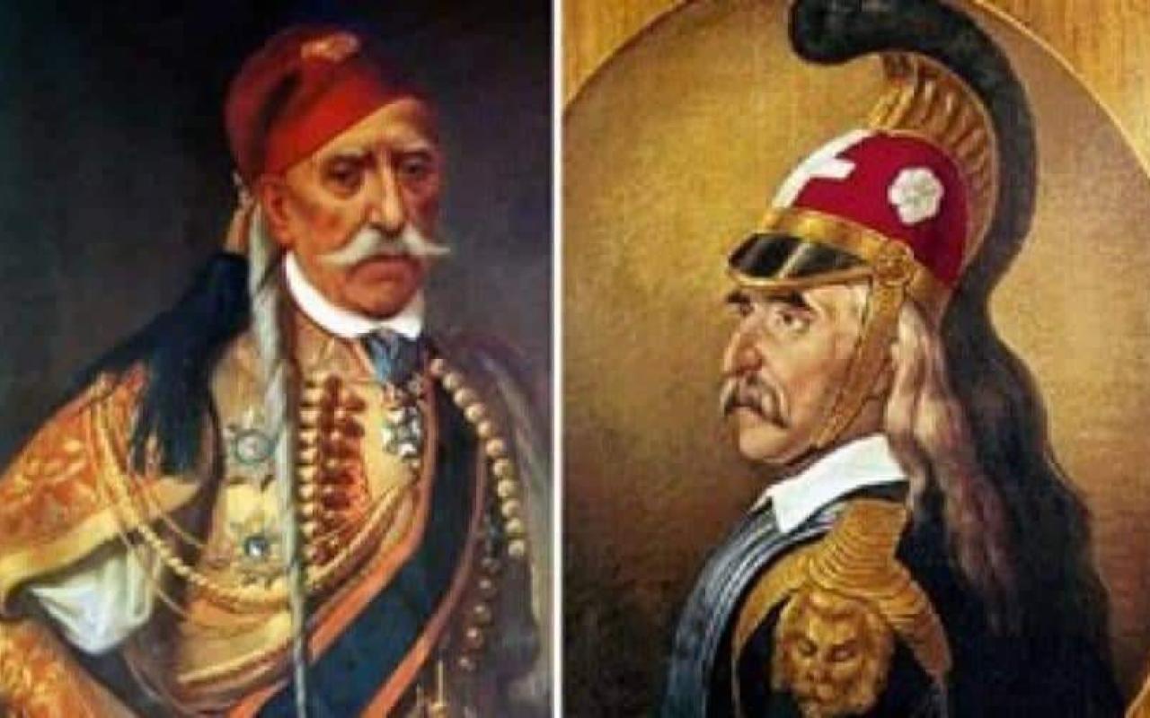 Δύο από τους κορυφαίους Έλληνες οπλαρχηγούς τη Επανάστασης του 1821, ο Θεόδωρος Κολοκοτρώνης (δεξιά φωτογραφία) και Δημήτρης Πλαπούτας, συνελήφθησαν σαν σήμερα το 1833 από την Βαυαρική Ανιβασιλεία και φυλακίστηκαν με την κατηγορία της "εσχάτης προδοσίας". Δηλαδή οι ξένοι παράγοντες φυλάκισαν αυτούς που ελευθέρωσαν την Ελλάδα από τους Τούρκους!