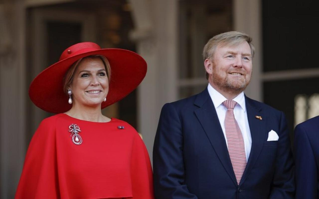  βασιλιάς της Ολλανδίας Βίλεμ- Αλέξανδρος και η βασίλισσα Μάξιμα