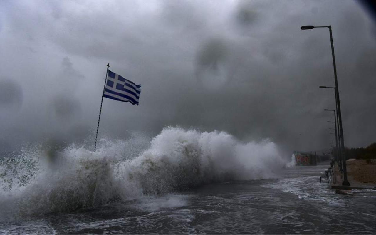 κακοκαιρία, καιρός, κυματα