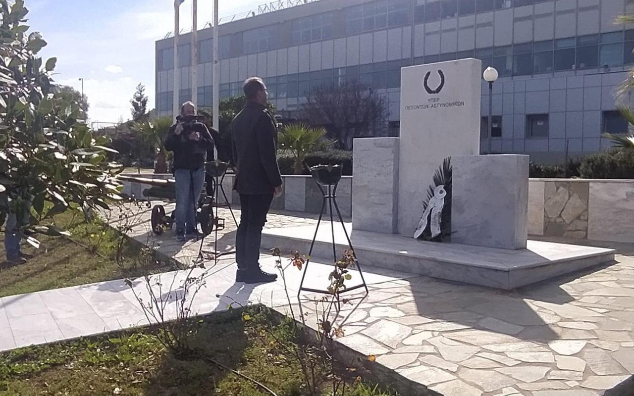 Ηράκλειο: Τίμησαν τη μνήμη των πεσόντων αστυνομικών