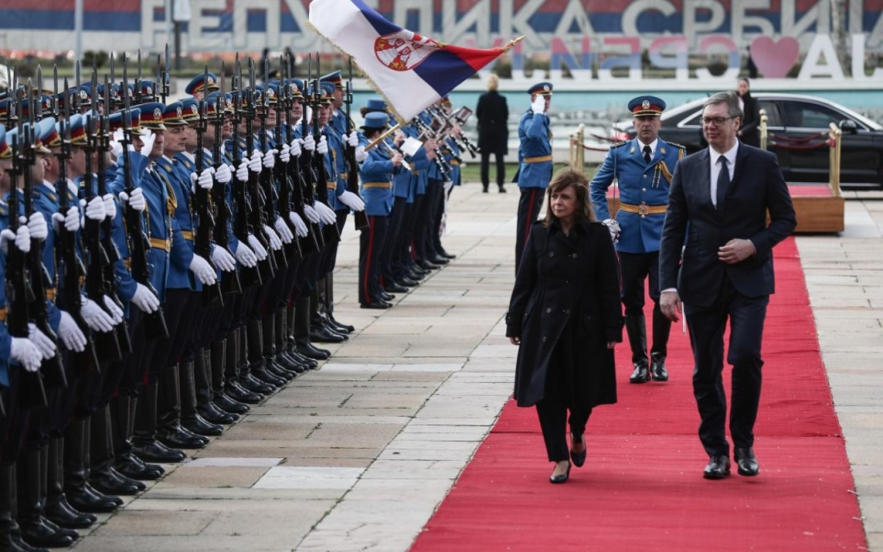 Σακελλαροπούλου στο Βελιγράδι